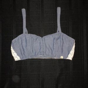 HCO denim bralette